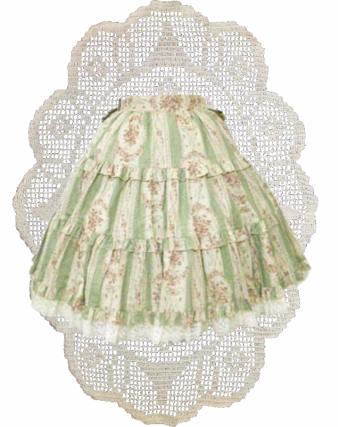 Metamorphose - Revival Bouquet Print Tiered Skirt (2010)